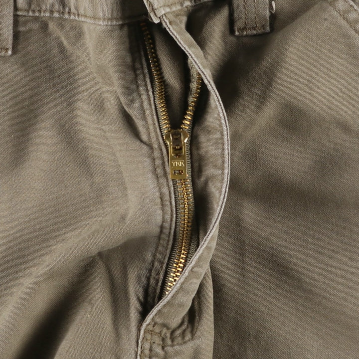 Carhartt Duck Canvas Painter Shorts, Men's Size W34 (approx.) cotton Khaki type brown Vintage Second Hand