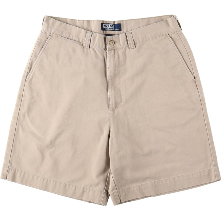 Ralph Lauren POLO by Ralph Lauren Chino Shorts Shorts Men's W34 equivalent cotton Beige type Vintage Second Hand
