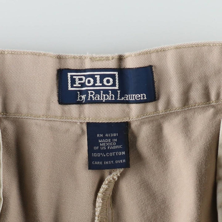 Ralph Lauren POLO by Ralph Lauren Chino Shorts Shorts Men's W34 equivalent cotton Beige type Vintage Second Hand