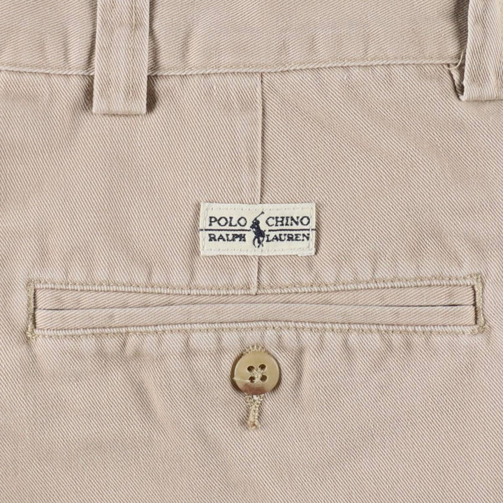 Ralph Lauren POLO by Ralph Lauren Chino Shorts Shorts Men's W34 equivalent cotton Beige type Vintage Second Hand