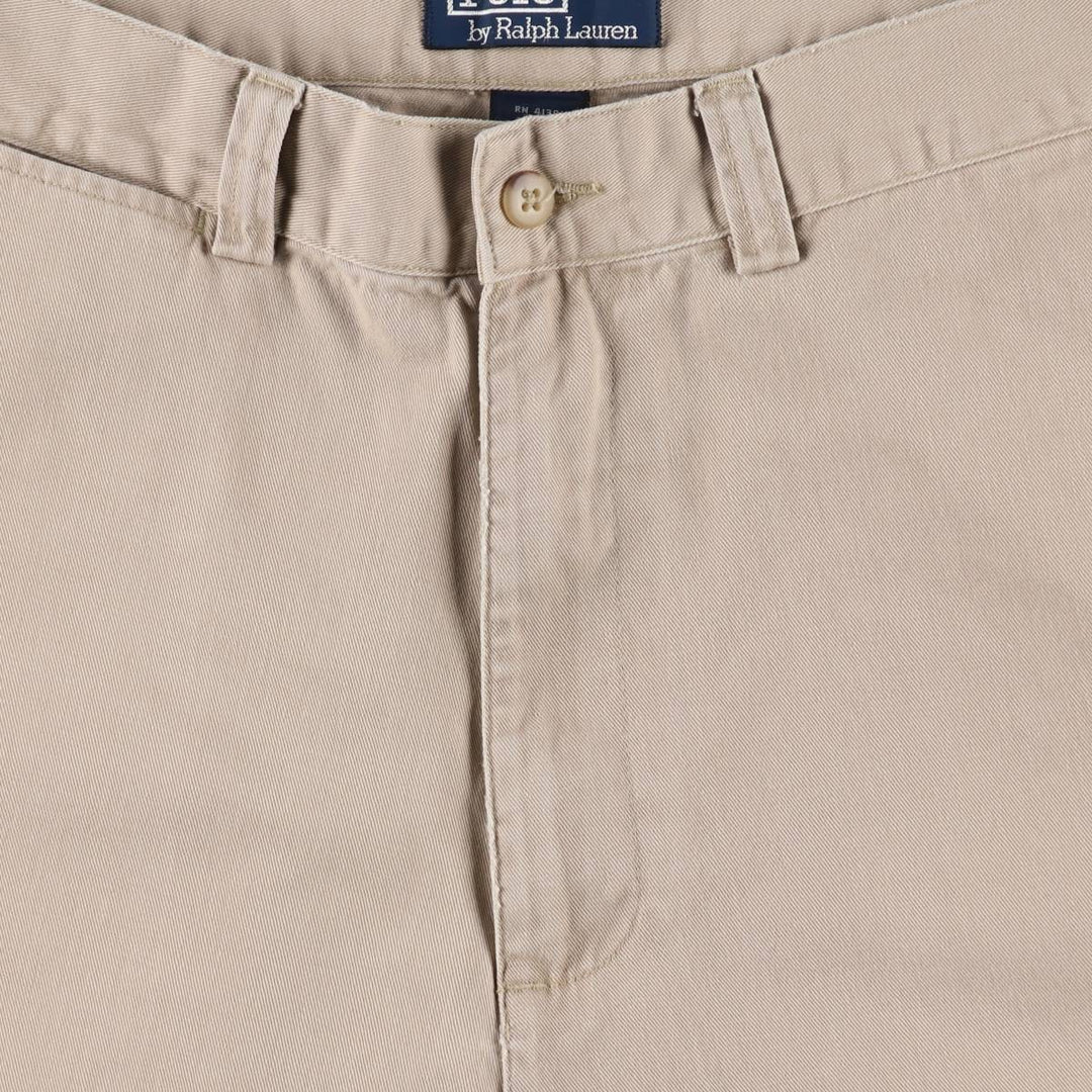 Ralph Lauren POLO by Ralph Lauren Chino Shorts Shorts Men's W34 equivalent cotton Beige type Vintage Second Hand