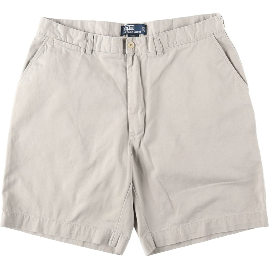 Ralph Lauren POLO by Ralph Lauren PROSPECT SHORT chino shorts, men's size W37 cotton Beige type Vintage Second Hand