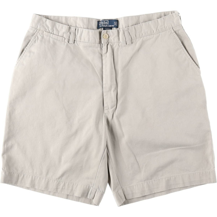 Ralph Lauren POLO by Ralph Lauren PROSPECT SHORT chino shorts, men's size W37 cotton Beige type Vintage Second Hand