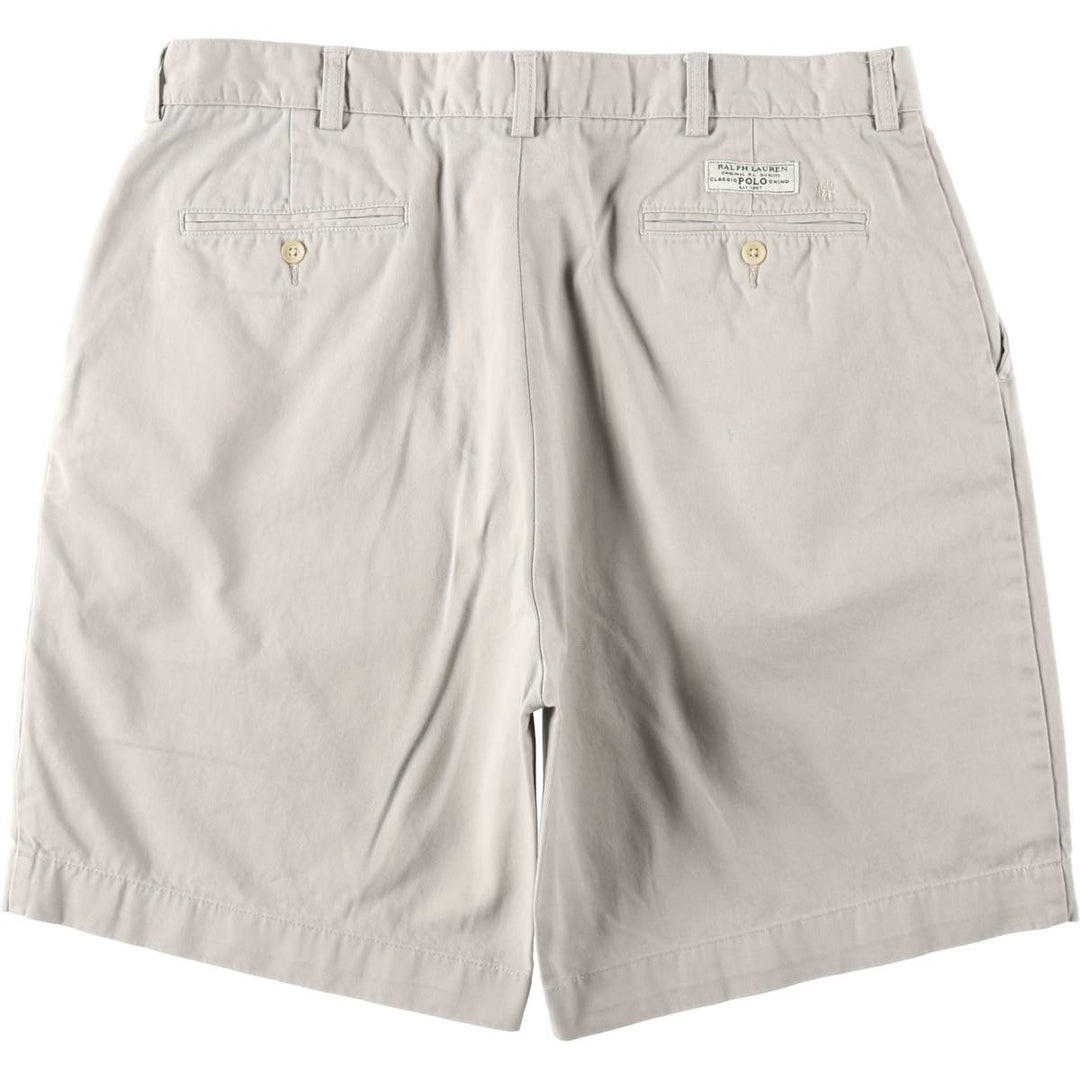 Ralph Lauren POLO by Ralph Lauren PROSPECT SHORT chino shorts, men's size W37 cotton Beige type Vintage Second Hand