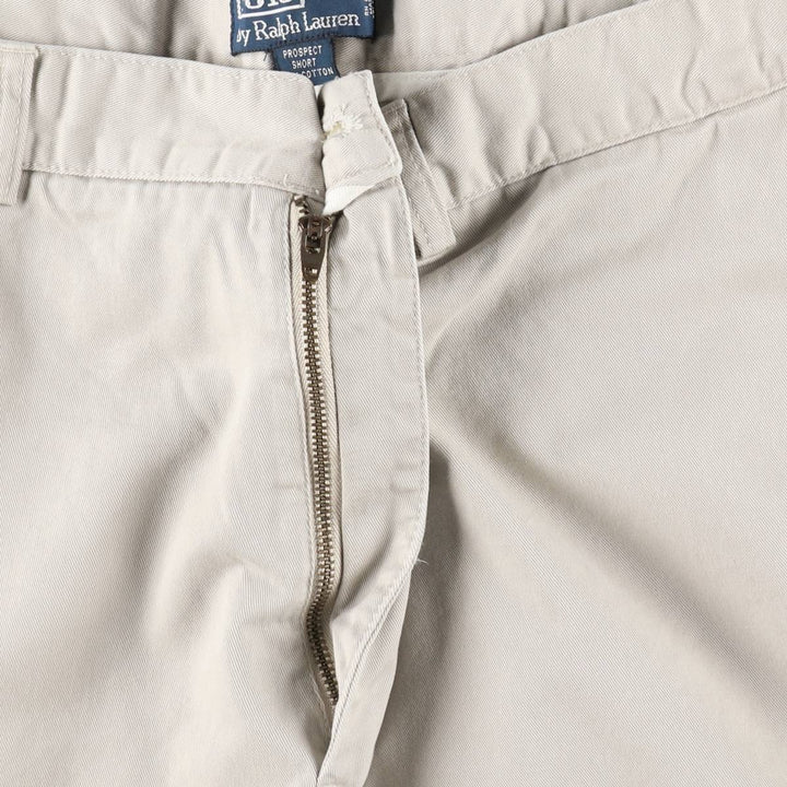 Ralph Lauren POLO by Ralph Lauren PROSPECT SHORT chino shorts, men's size W37 cotton Beige type Vintage Second Hand