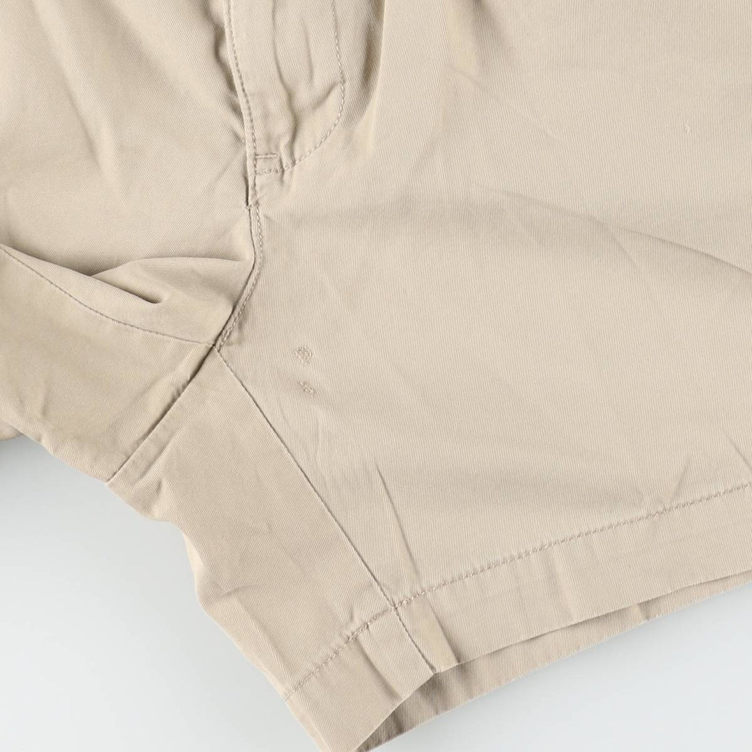 Ralph Lauren POLO by Ralph Lauren ANDREW SHORT Two-pleat chino shorts, short pants, men's size W31 cotton Beige type Vintage Second Hand