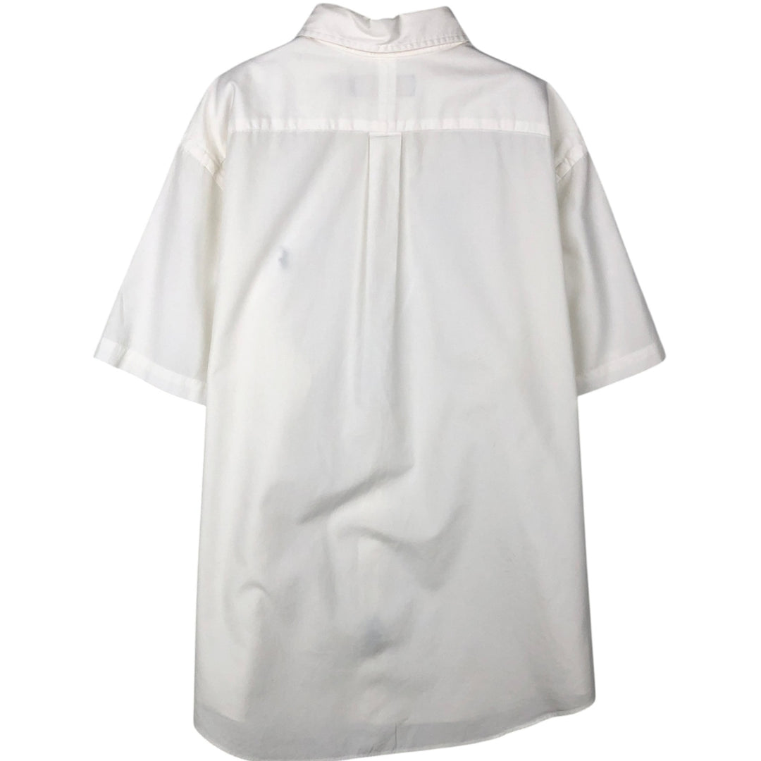 Ralph Lauren short sleeve button down shirt, men's XL size cotton white type Vintage Second Hand