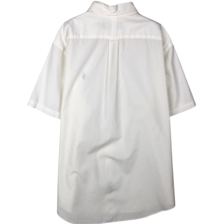 Ralph Lauren short sleeve button down shirt, men's XL size cotton white type Vintage Second Hand