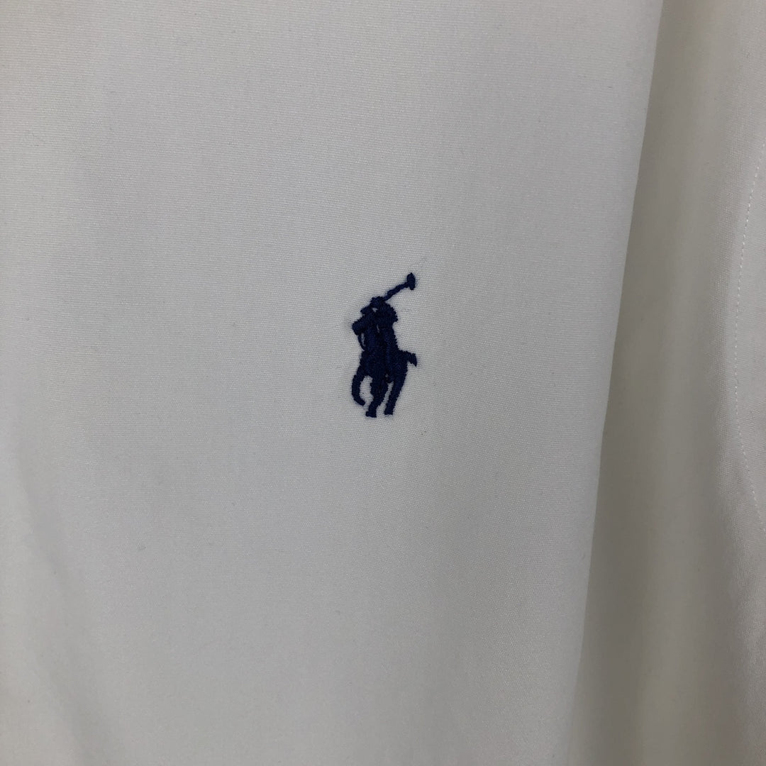 Ralph Lauren short sleeve button down shirt, men's XL size cotton white type Vintage Second Hand