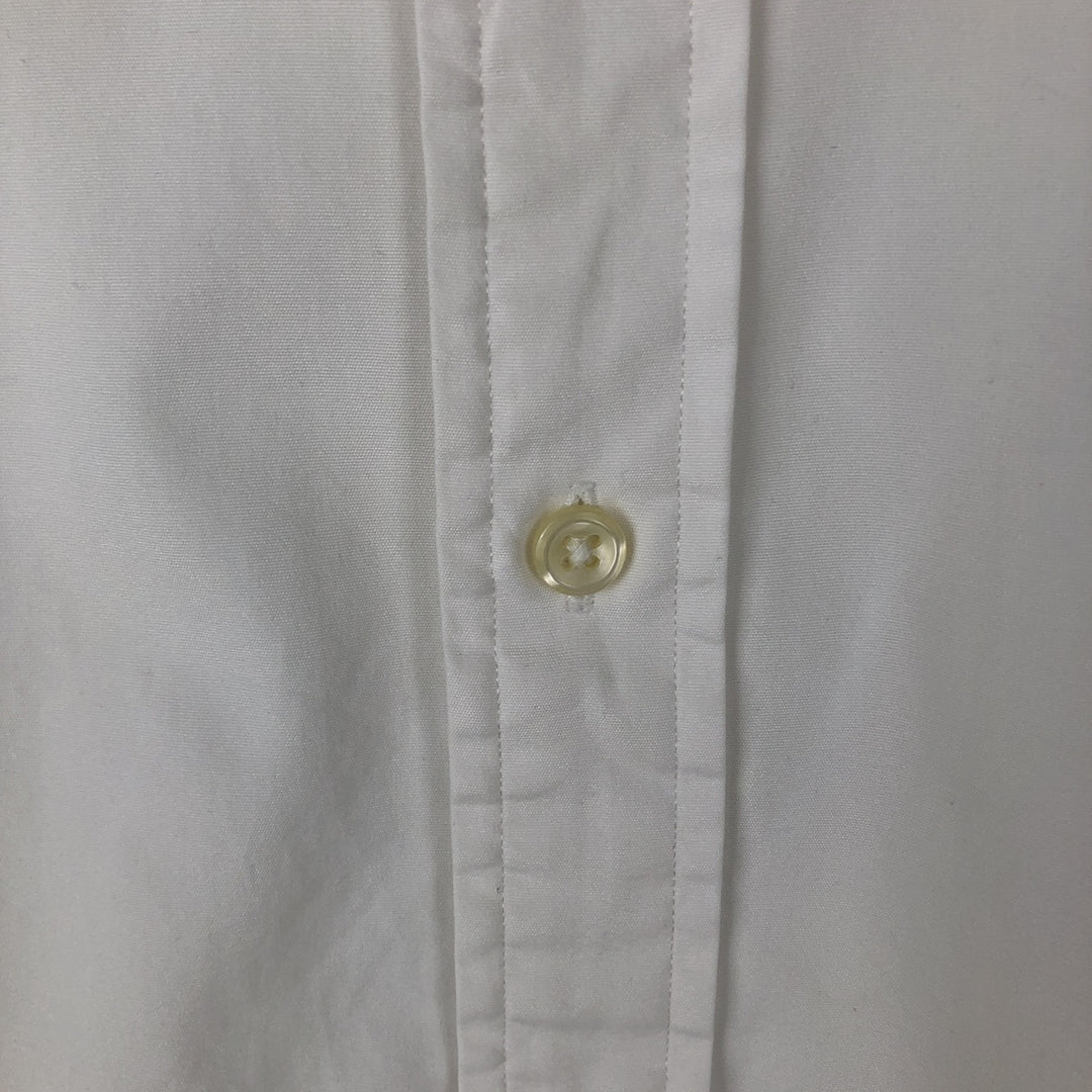 Ralph Lauren short sleeve button down shirt, men's XL size cotton white type Vintage Second Hand