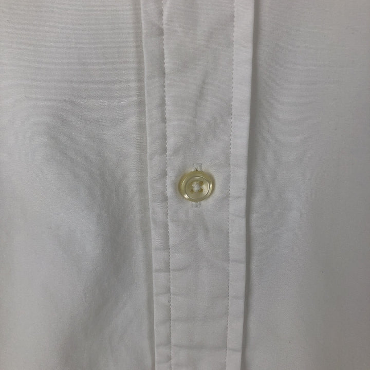 Ralph Lauren short sleeve button down shirt, men's XL size cotton white type Vintage Second Hand