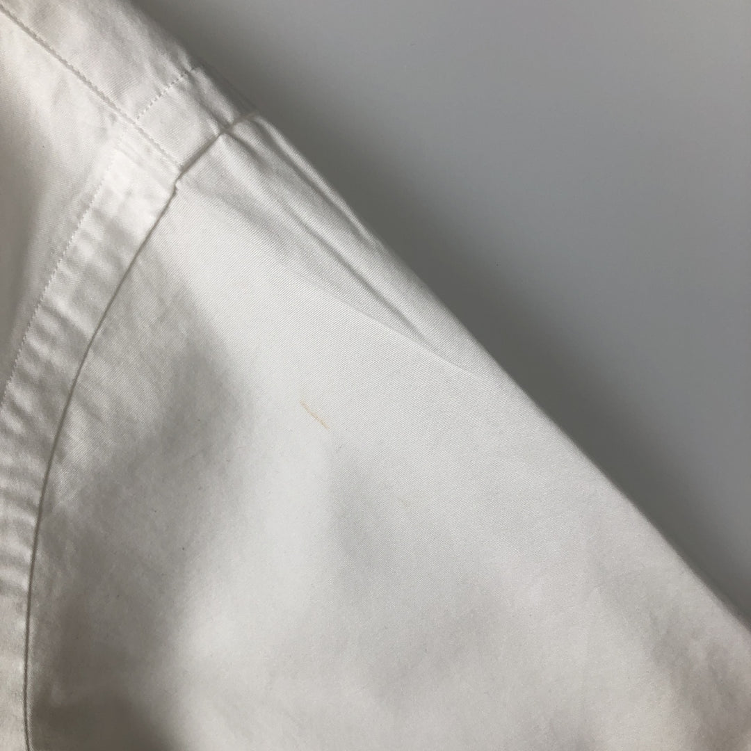 Ralph Lauren short sleeve button down shirt, men's XL size cotton white type Vintage Second Hand