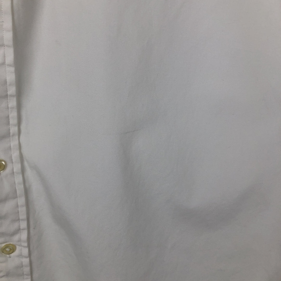 Ralph Lauren short sleeve button down shirt, men's XL size cotton white type Vintage Second Hand
