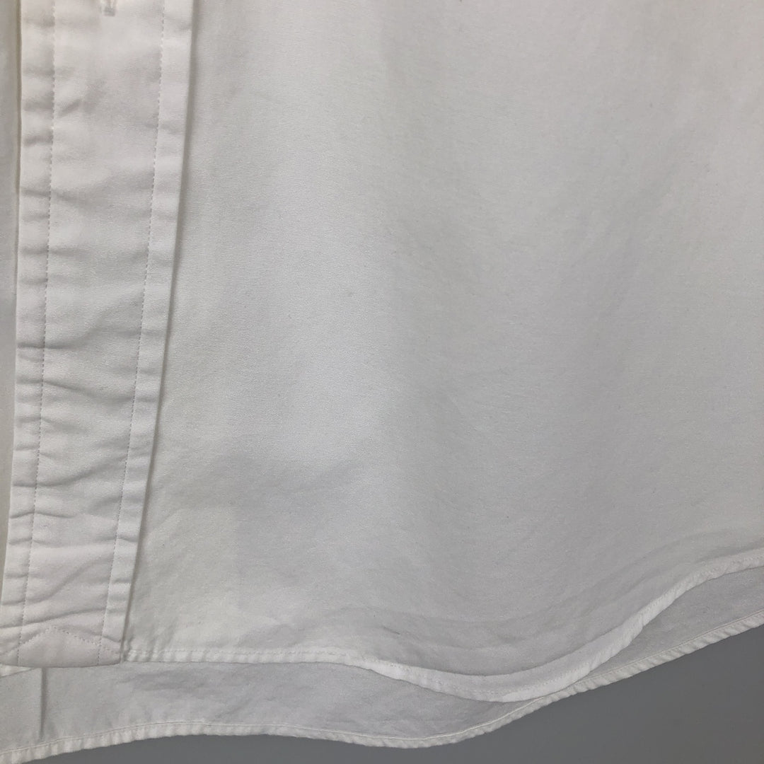 Ralph Lauren short sleeve button down shirt, men's XL size cotton white type Vintage Second Hand