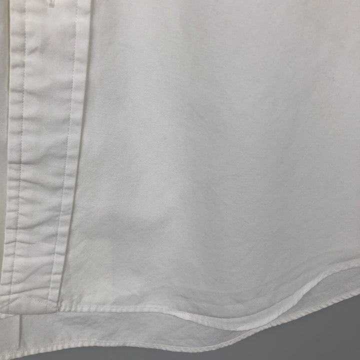 Ralph Lauren short sleeve button down shirt, men's XL size cotton white type Vintage Second Hand