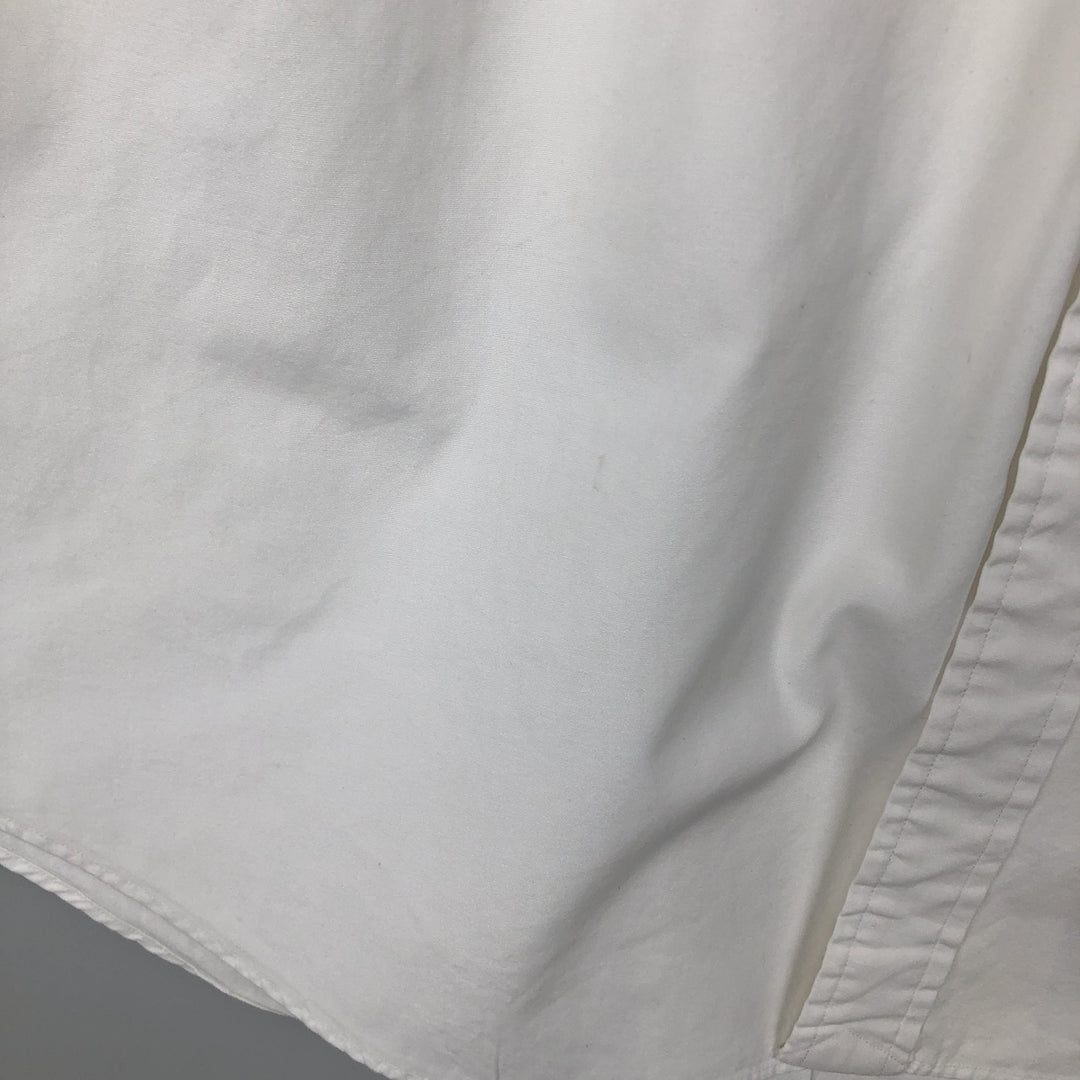 Ralph Lauren short sleeve button down shirt, men's XL size cotton white type Vintage Second Hand