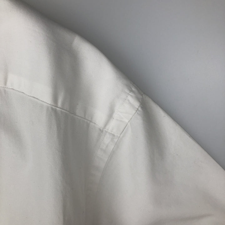 Ralph Lauren short sleeve button down shirt, men's XL size cotton white type Vintage Second Hand