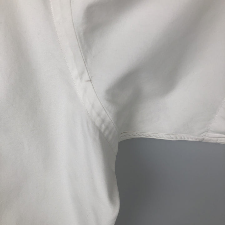 Ralph Lauren short sleeve button down shirt, men's XL size cotton white type Vintage Second Hand