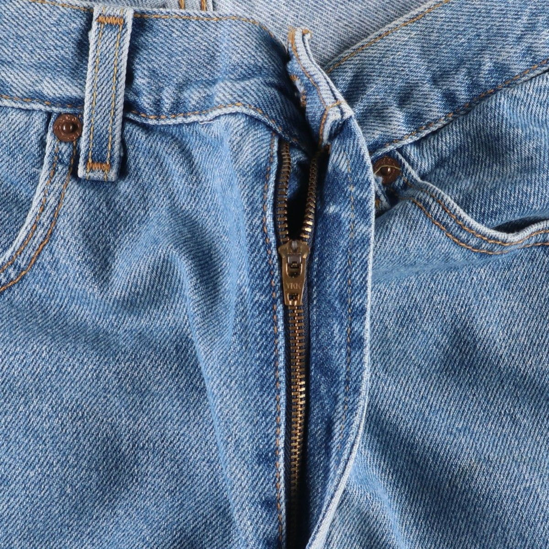 00'S Levi's 505 REGULAR FIT denim shorts, men's size w34 cotton blue type Vintage Second Hand