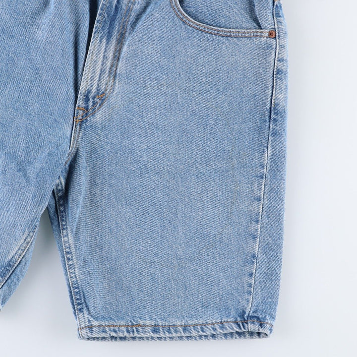 00'S Levi's 505 REGULAR FIT denim shorts, men's size w34 cotton blue type Vintage Second Hand