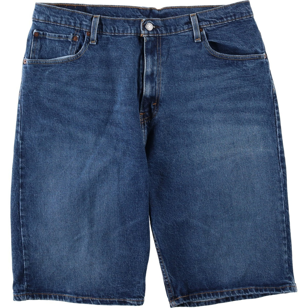 Levi's 569 Denim Shorts, Half Pants, Men's Size 37 cotton navy blue type Vintage Second Hand