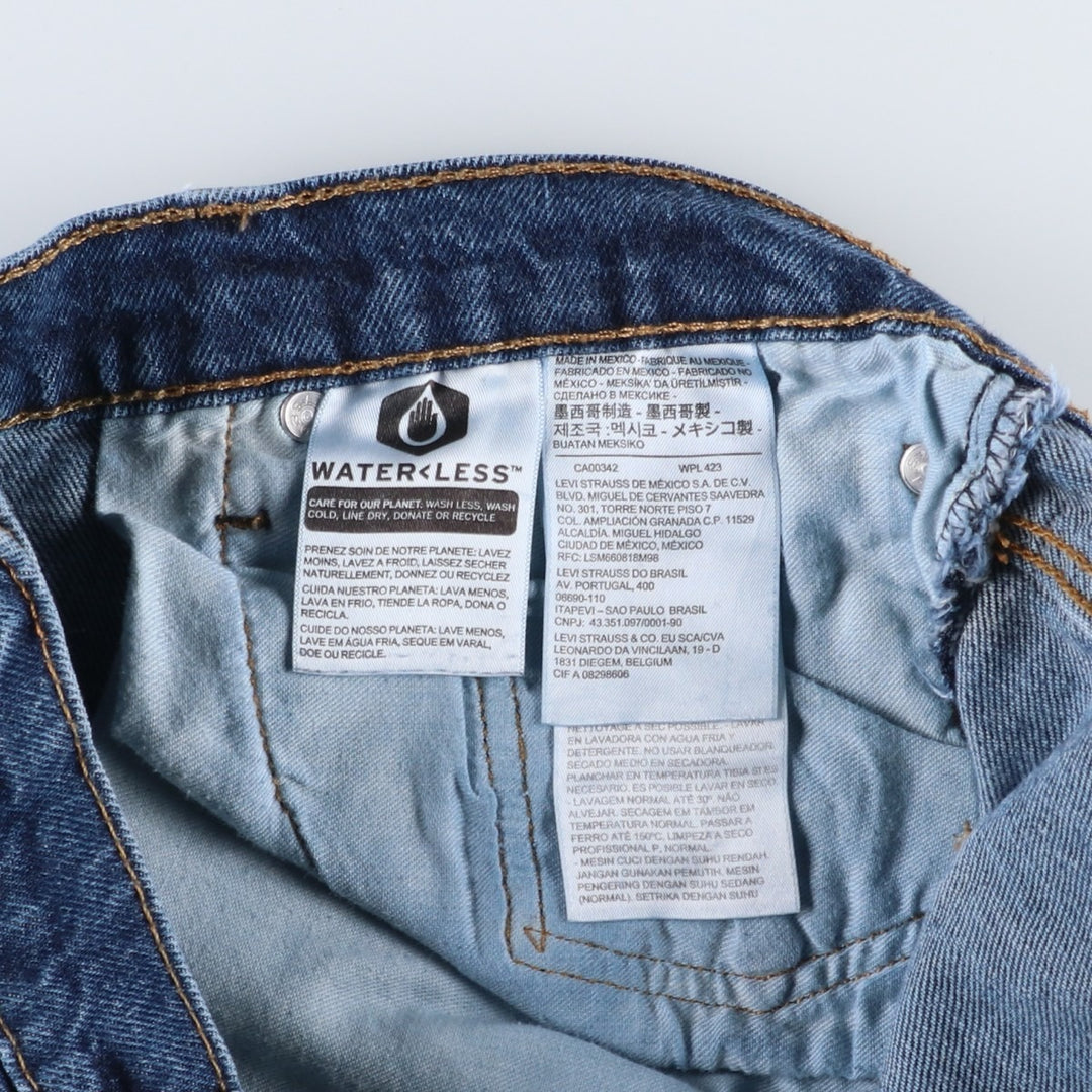 Levi's 569 Denim Shorts, Half Pants, Men's Size 37 cotton navy blue type Vintage Second Hand