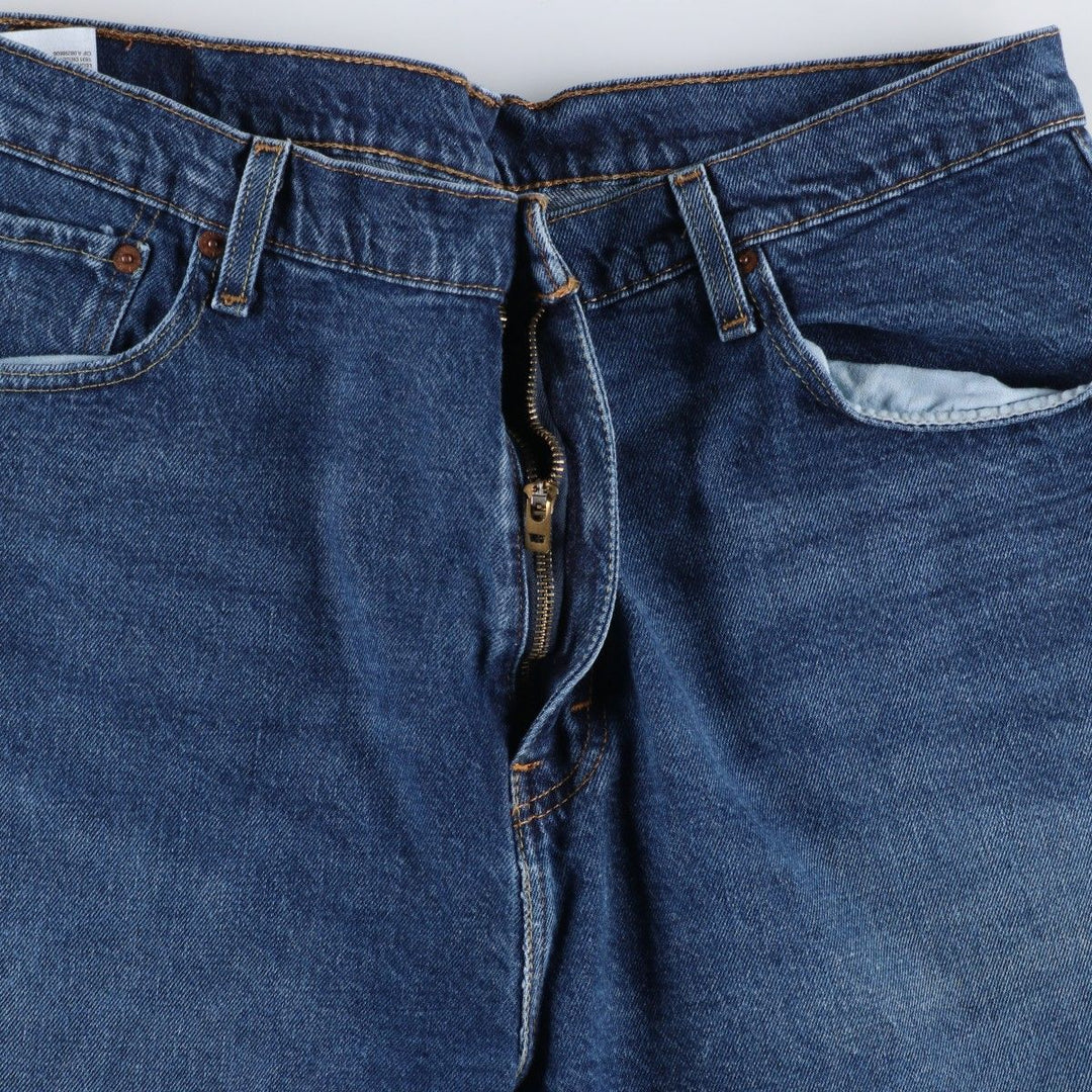 Levi's 569 Denim Shorts, Half Pants, Men's Size 37 cotton navy blue type Vintage Second Hand