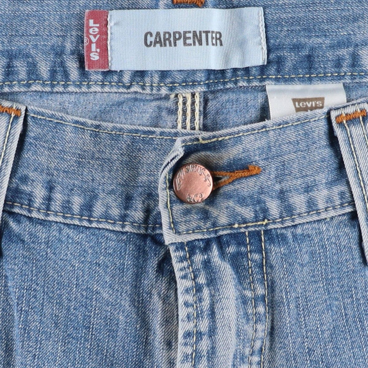 Levi's CARPENTER denim painter shorts, half pants, men's w37 equivalent cotton blue type Vintage Second Hand