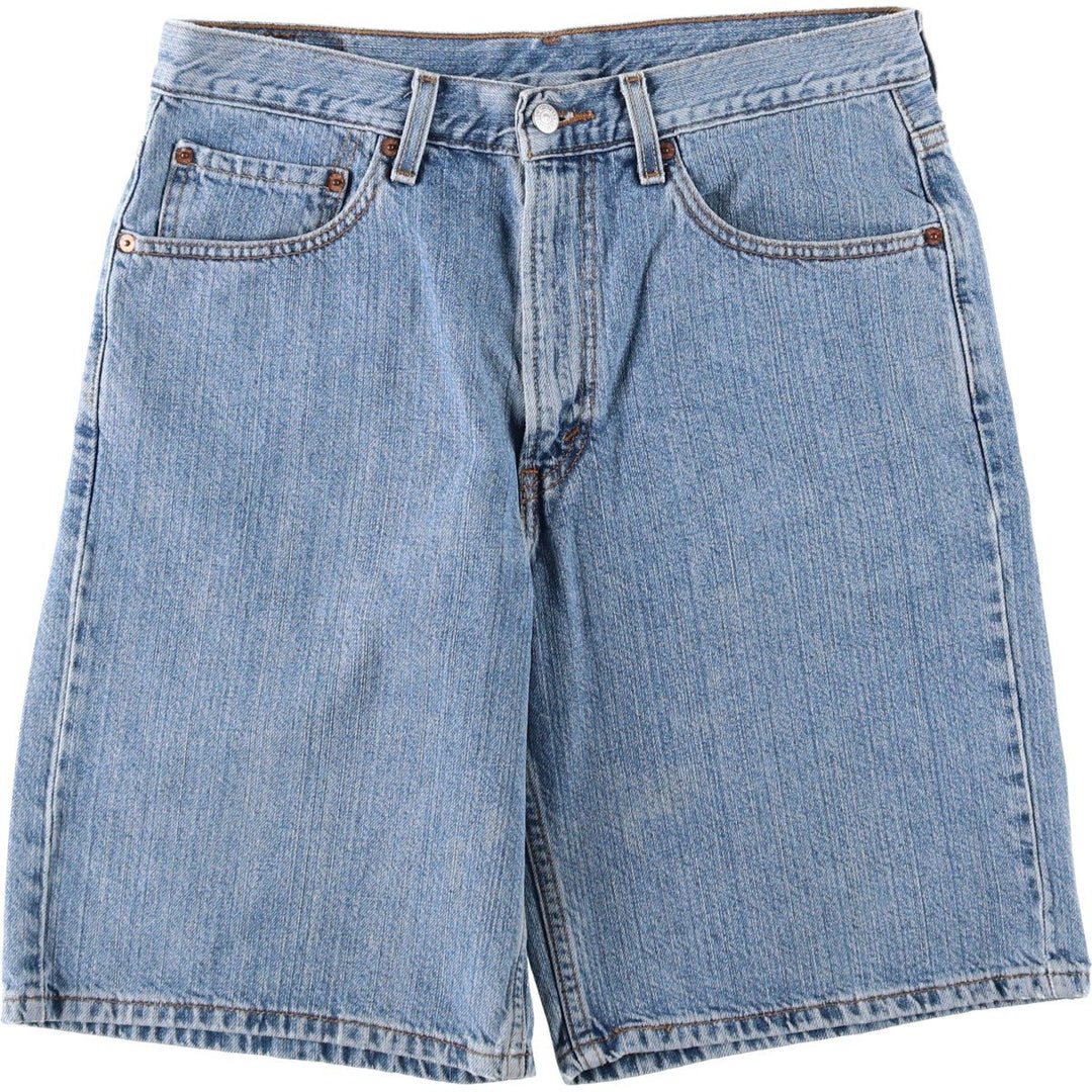 2000'S Levi's 550 Relaxed Fit Denim Shorts (Men's Size 34) cotton blue type Vintage Second Hand