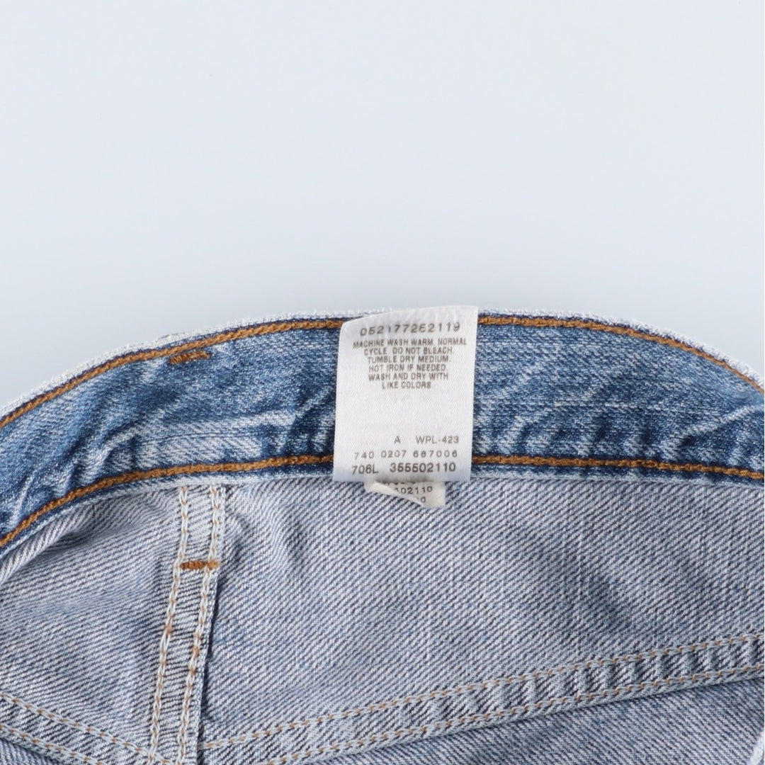 2000'S Levi's 550 Relaxed Fit Denim Shorts (Men's Size 34) cotton blue type Vintage Second Hand