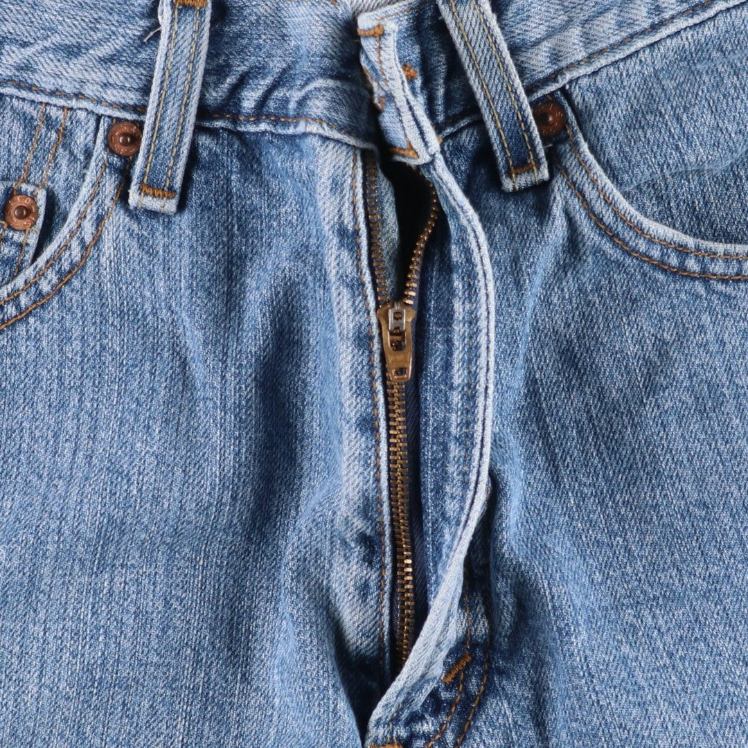 2000'S Levi's 550 Relaxed Fit Denim Shorts (Men's Size 34) cotton blue type Vintage Second Hand