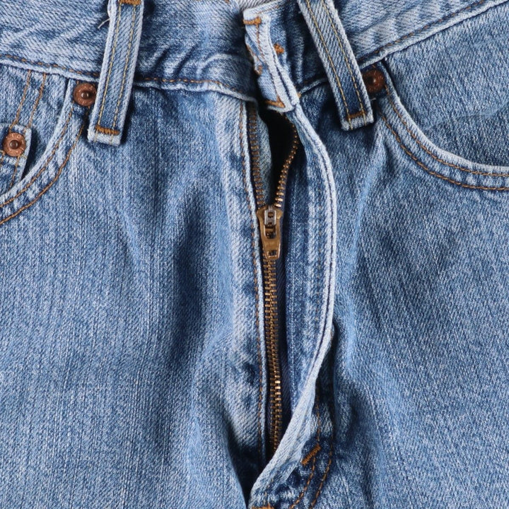 2000'S Levi's 550 Relaxed Fit Denim Shorts (Men's Size 34) cotton blue type Vintage Second Hand