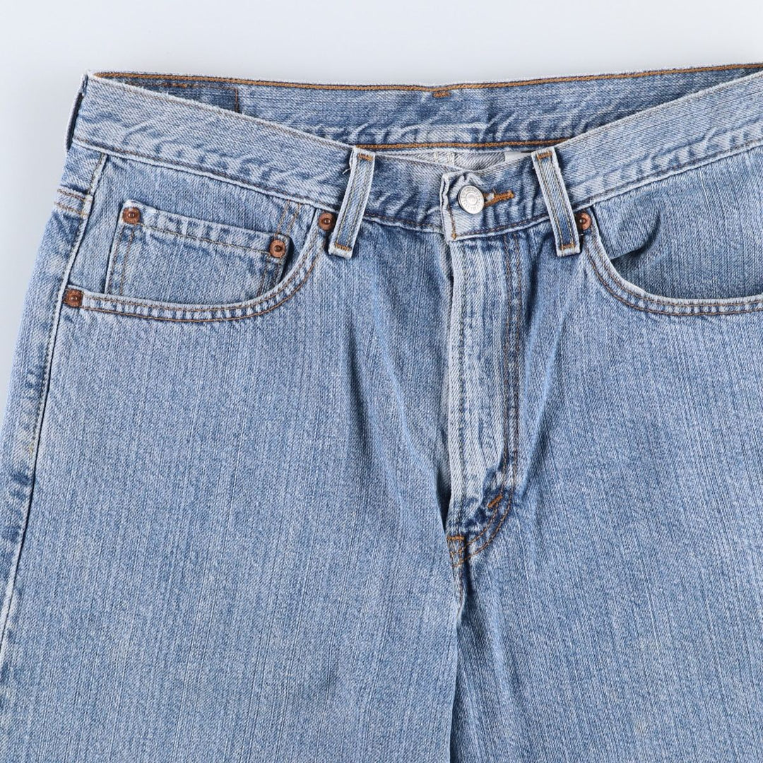 2000'S Levi's 550 Relaxed Fit Denim Shorts (Men's Size 34) cotton blue type Vintage Second Hand