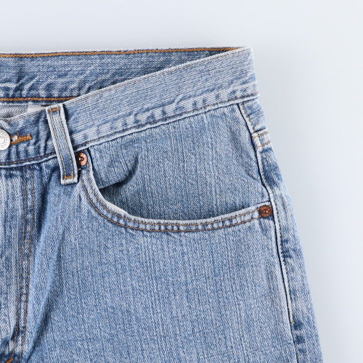2000'S Levi's 550 Relaxed Fit Denim Shorts (Men's Size 34) cotton blue type Vintage Second Hand