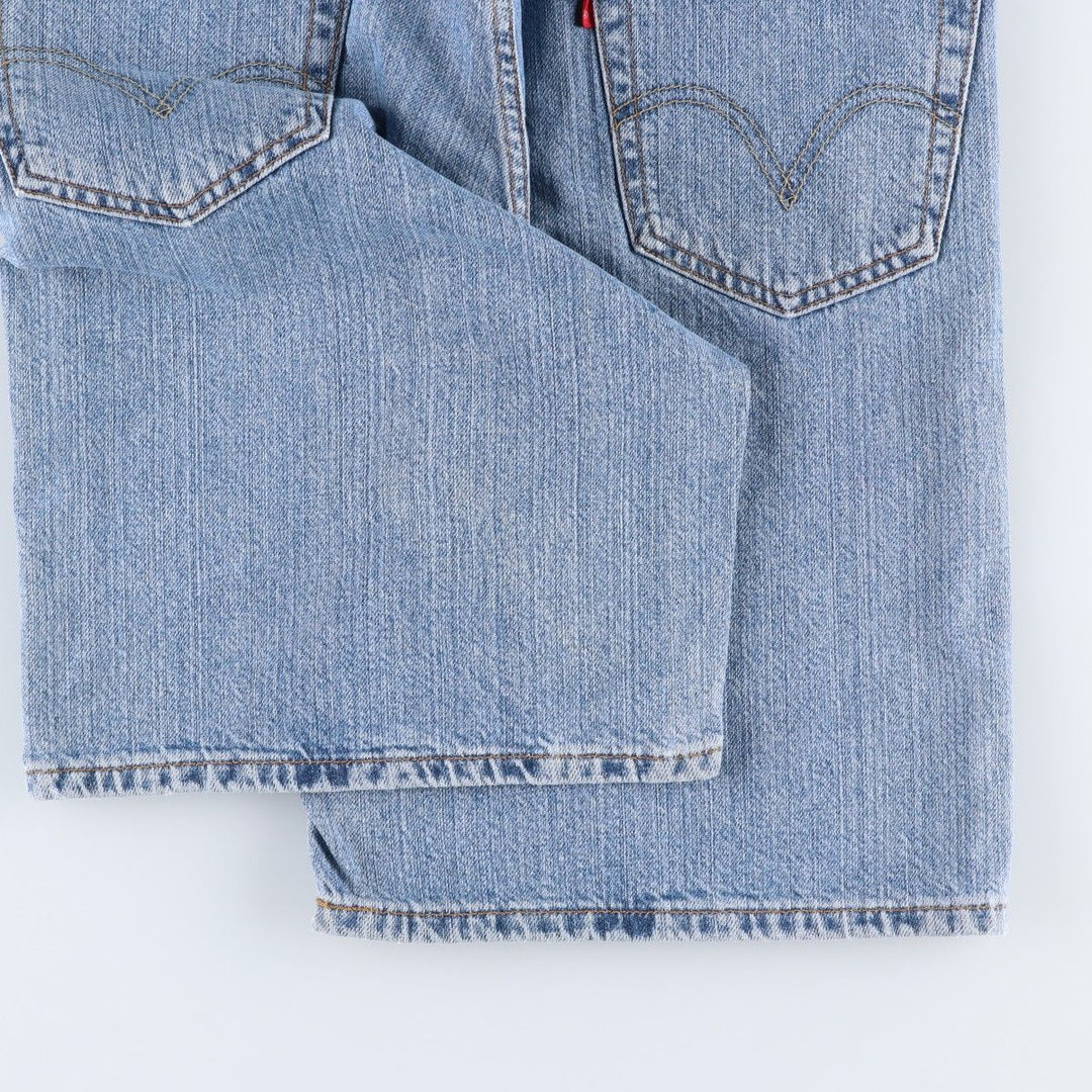 2000'S Levi's 550 Relaxed Fit Denim Shorts (Men's Size 34) cotton blue type Vintage Second Hand