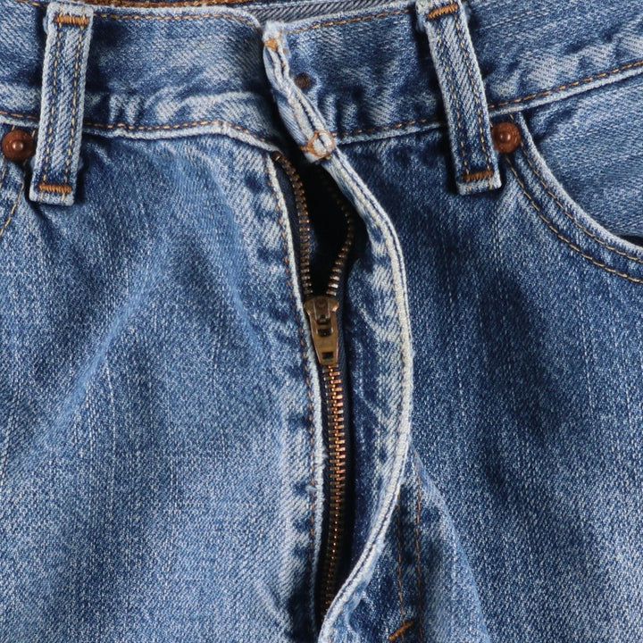 Levi's 505 denim shorts, men's size W37 (approx.) cotton blue type Vintage Second Hand