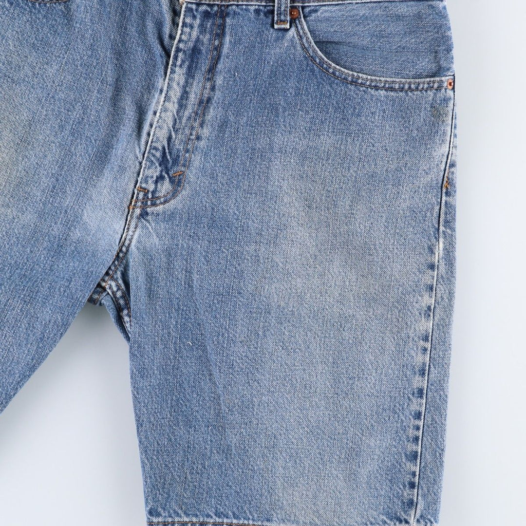 Levi's 505 denim shorts, men's size W37 (approx.) cotton blue type Vintage Second Hand