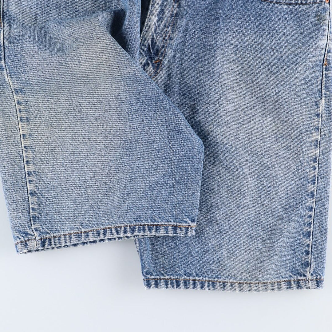 Levi's 505 denim shorts, men's size W37 (approx.) cotton blue type Vintage Second Hand
