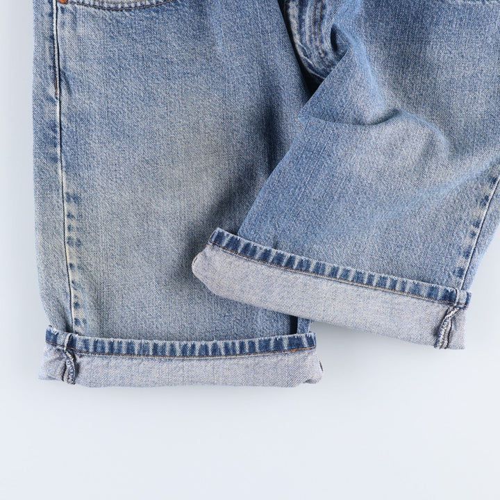 Levi's 505 denim shorts, men's size W37 (approx.) cotton blue type Vintage Second Hand