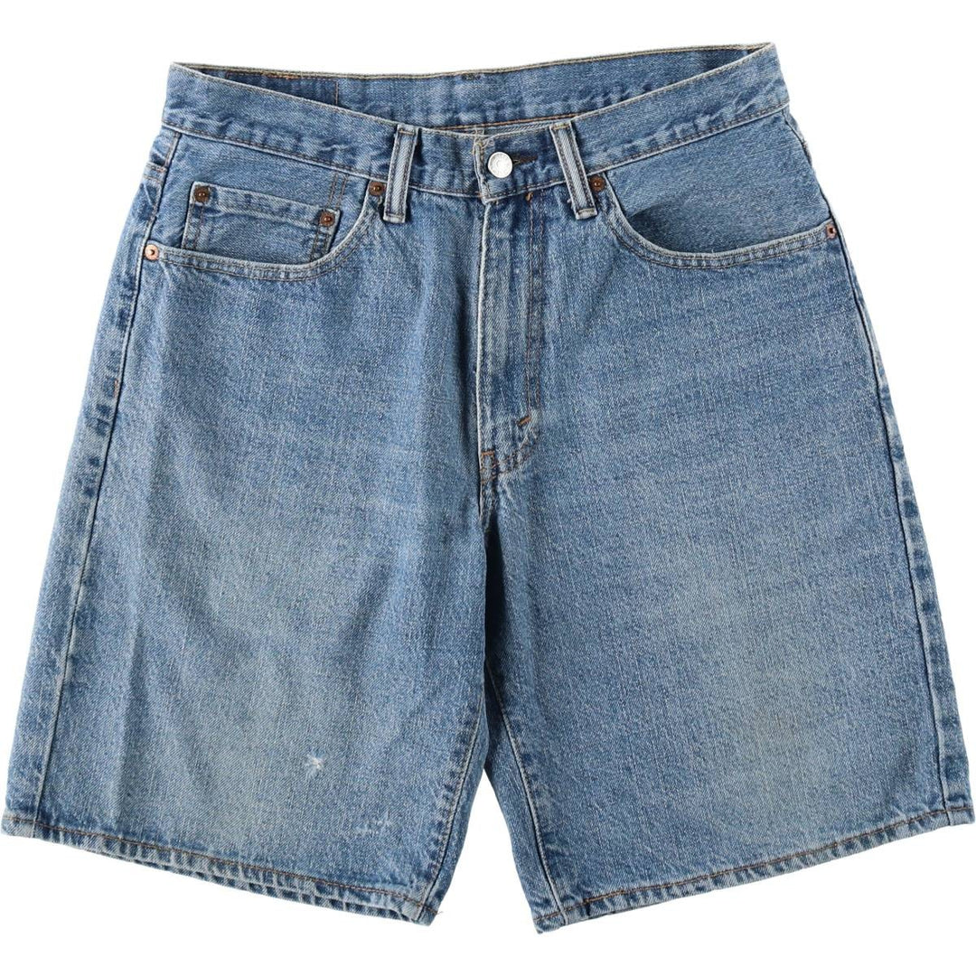 Levi's 550 denim shorts, short pants for men, size W32 cotton blue type Vintage Second Hand
