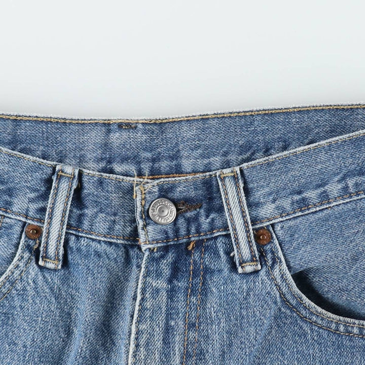 Levi's 550 denim shorts, short pants for men, size W32 cotton blue type Vintage Second Hand