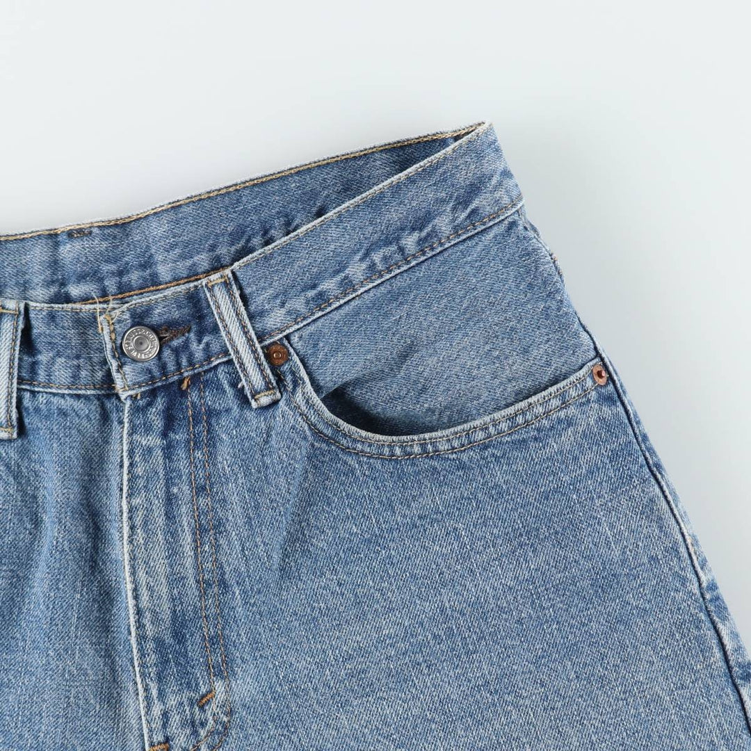 Levi's 550 denim shorts, short pants for men, size W32 cotton blue type Vintage Second Hand