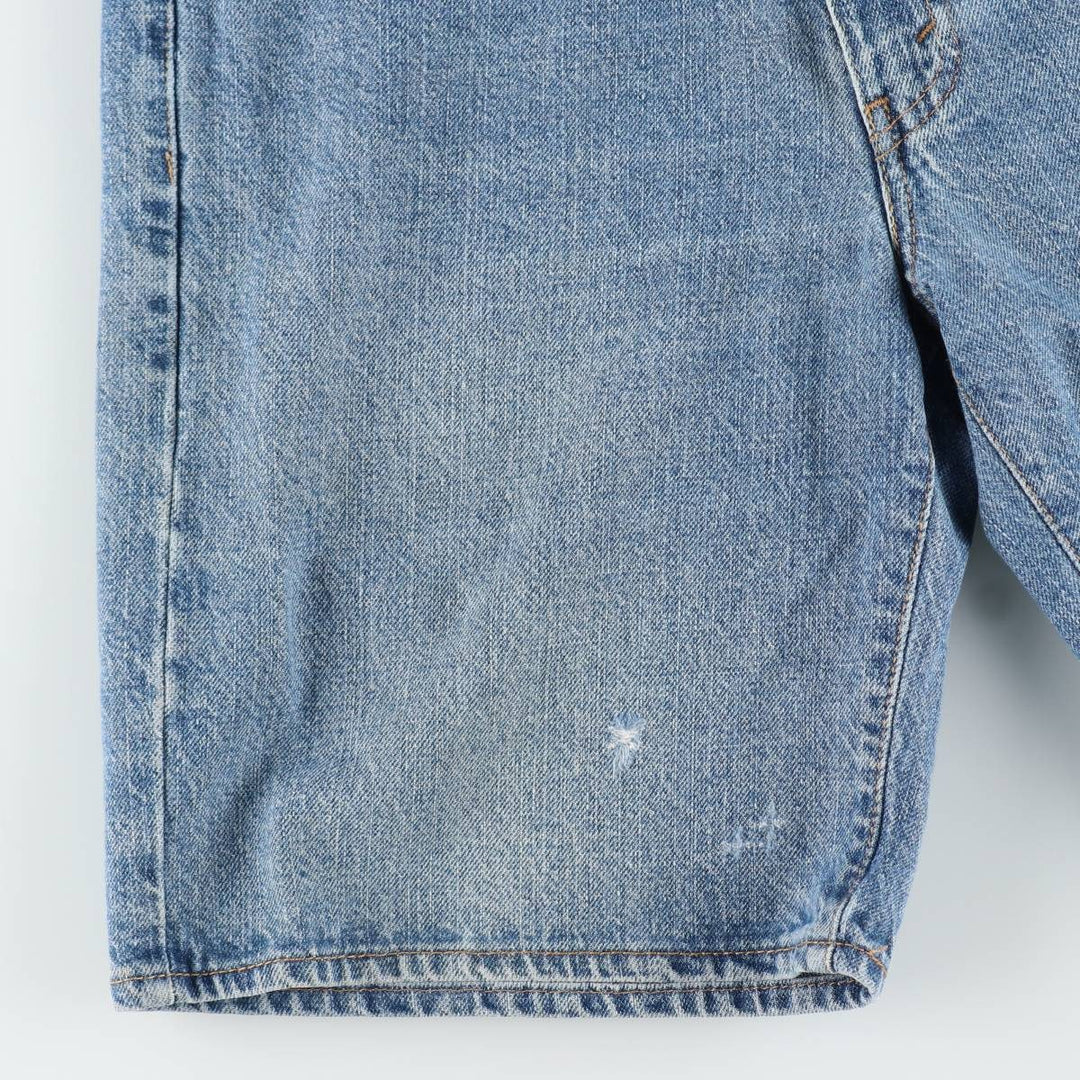Levi's 550 denim shorts, short pants for men, size W32 cotton blue type Vintage Second Hand