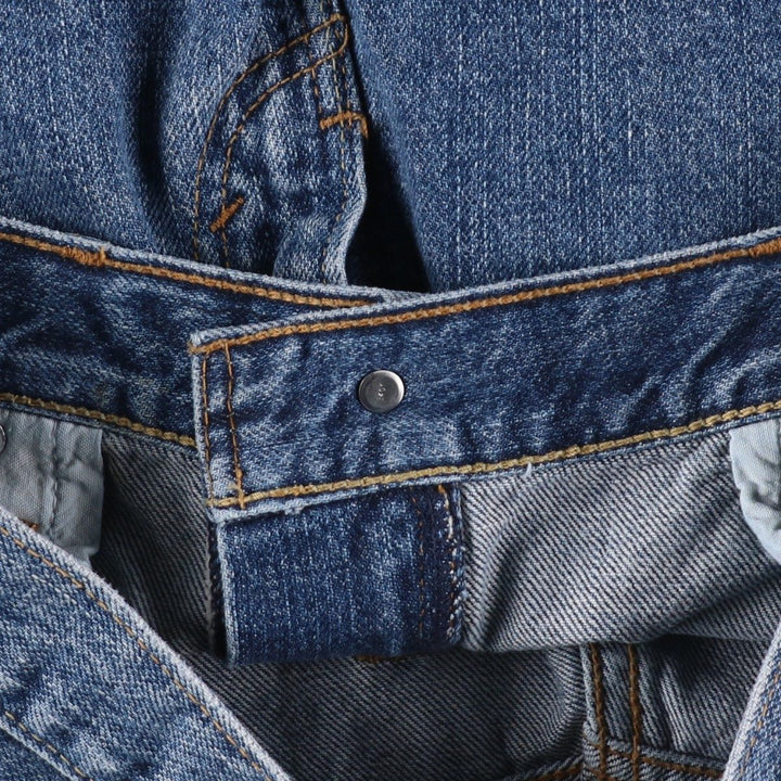 Levi's 505 Straight Fit Denim Shorts, Men's Size W34 (approx.) cotton blue type Vintage Second Hand