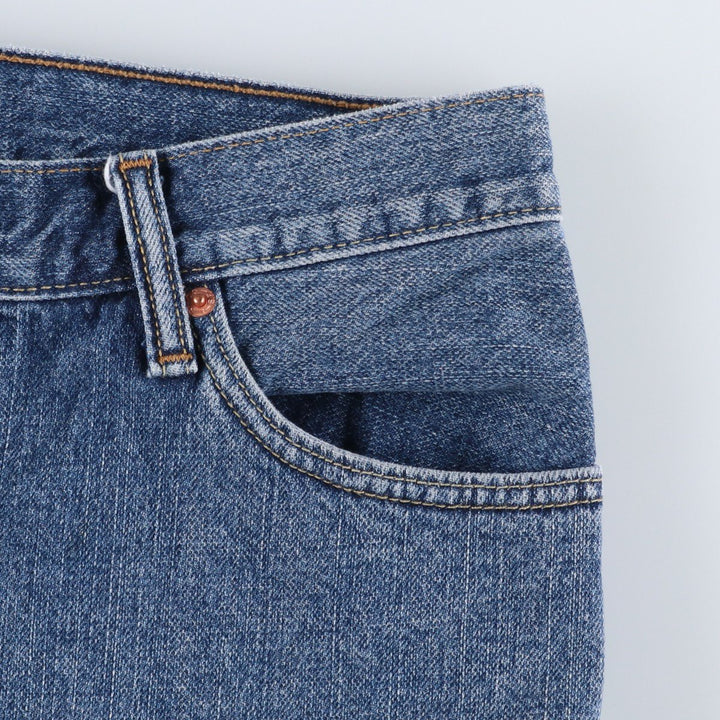 Levi's 505 Straight Fit Denim Shorts, Men's Size W34 (approx.) cotton blue type Vintage Second Hand