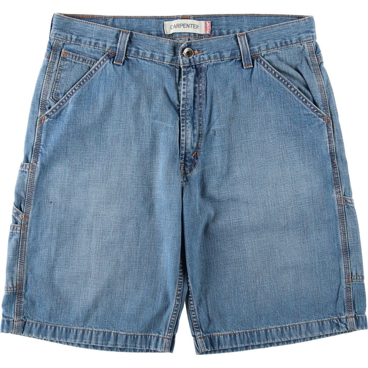 Levi's CARPENTER denim painter shorts, men's size W38 (approx.) cotton blue type Vintage Second Hand