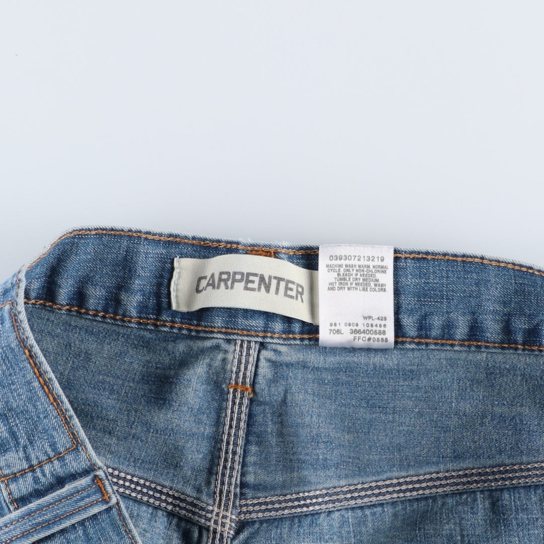 Levi's CARPENTER denim painter shorts, men's size W38 (approx.) cotton blue type Vintage Second Hand