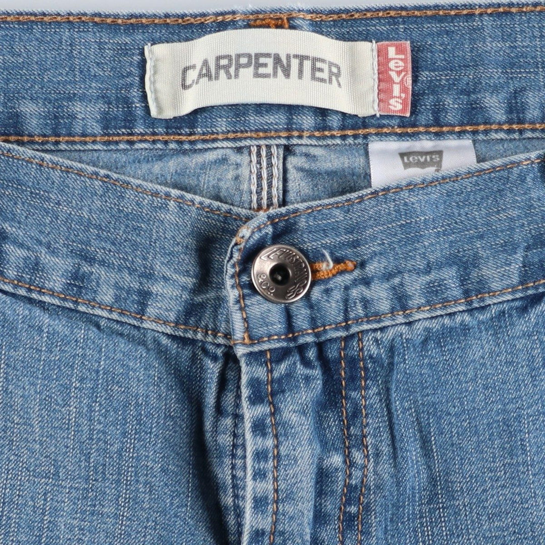 Levi's CARPENTER denim painter shorts, men's size W38 (approx.) cotton blue type Vintage Second Hand