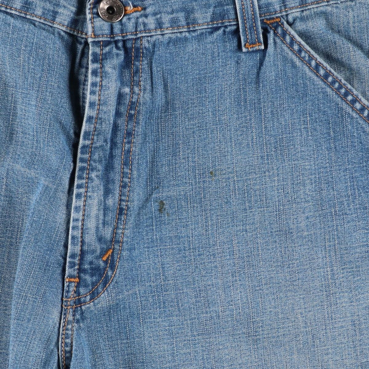 Levi's CARPENTER denim painter shorts, men's size W38 (approx.) cotton blue type Vintage Second Hand