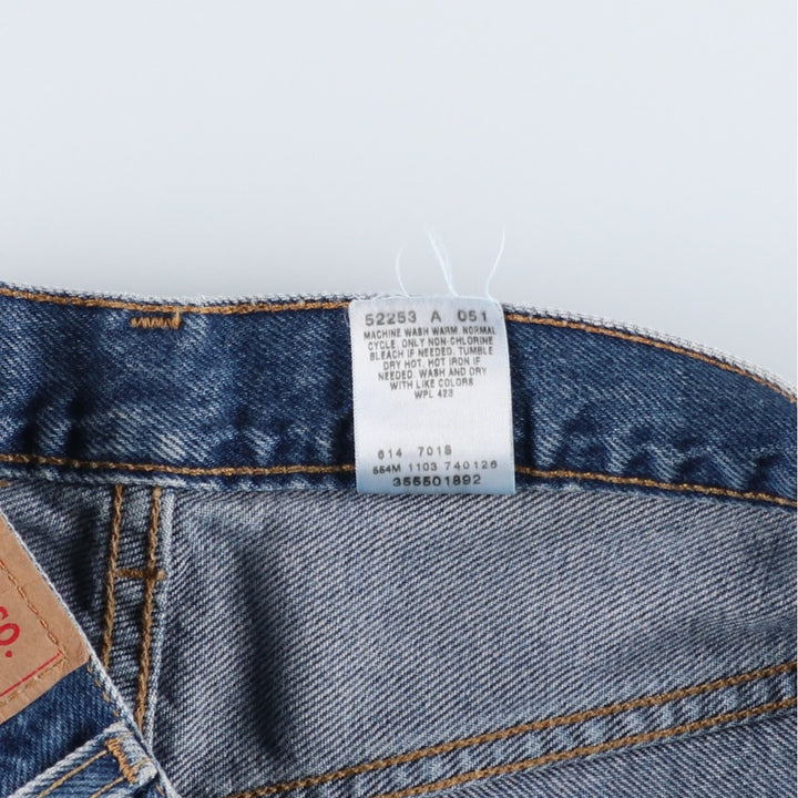 2000'S Levi's 550 Relaxed Fit Denim Shorts, Made in USA, Men's Size W30 (approx.) cotton blue type Vintage Second Hand
